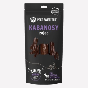 Przysmak dla psa Paka Zwierzaka kabanosy zając 3 szt. 80 g