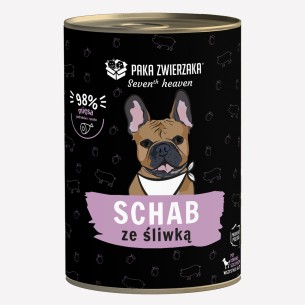 Karma mokra dla psa Paka Zwierzaka Seven’th Heaven schab ze śliwką 400 g
