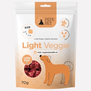 Przysmak dla psa Pepe Vet Light Veggie (wegetariański) 70g - Paka Zwierzaka Karma i Smaczki