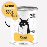 Karma mokra dla psa PEPE goat XL 99% koza 800 g