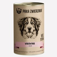 Karma mokra dla psa PAKA ZWIERZAKA wołowina i śledź 400 g - Paka Zwierzaka Karma i Smaczki