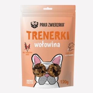 Trenerki dla psa Paka Zwierzaka wołowina 120 g