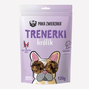 Trenerki dla psa Paka Zwierzaka królik 120 g