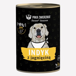 Karma mokra dla psa Paka Zwierzaka Seven’th Heaven indyk z jagnięciną 400 g