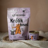 Karma sucha dla kota PAKA ZWIERZAKA królik i łosoś 400 g - Paka Zwierzaka Karma i Smaczki