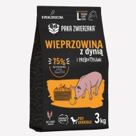 Karma sucha dla psa PAKA ZWIERZAKA wieprzowina z dynią L 3 kg - Paka Zwierzaka Karma i Smaczki