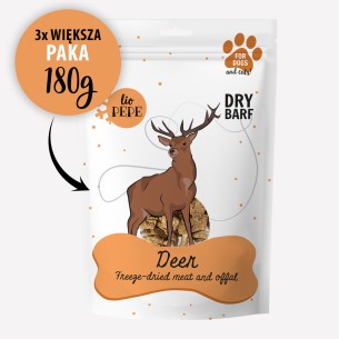 Przysmak dla psa i kota Lio Pepe deer XL jeleń 180 g