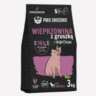 Karma sucha dla psa PAKA ZWIERZAKA wieprzowina z gruszką S 3 kg - Paka Zwierzaka Karma i Smaczki
