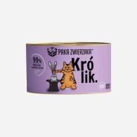 Karma mokra dla kota PAKA ZWIERZAKA królik 200 g