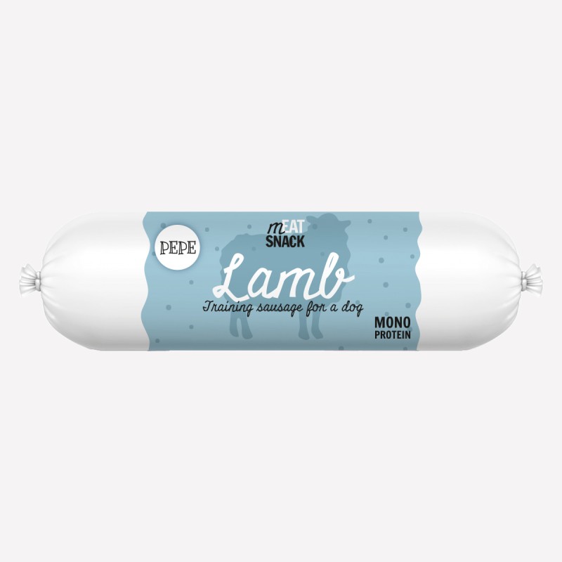 Przysmak dla psa PEPE lamb kiełbaska jagnięcina 200 g