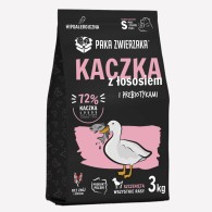 Karma sucha dla psa PAKA ZWIERZAKA kaczka z łososiem PUPPY S 3 kg - Paka Zwierzaka Karma i Smaczki