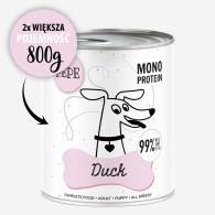 Karma mokra dla psa PEPE duck XL 99% kaczka 800 g - Paka Zwierzaka Karma i Smaczki