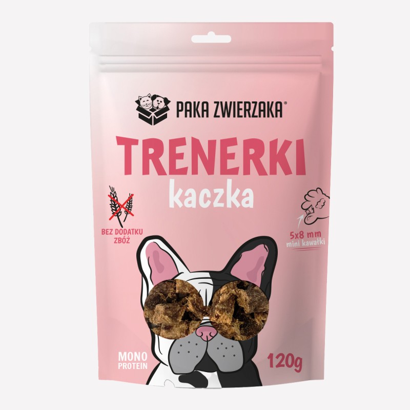 Trenerki dla psa PAKA ZWIERZAKA kaczka 120 g - Paka Zwierzaka Karma i Smaczki