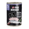 Karma mokra dla kota Pan Mięsko Indyk z łososiem 400 g (kociak)