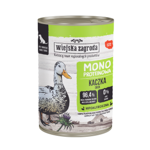 Karma mokra dla psa Wiejska Zagroda Kaczka 400g