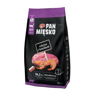 Karma sucha dla kota Pan Mięsko Cielęcina z krewetkami S 1,6kg