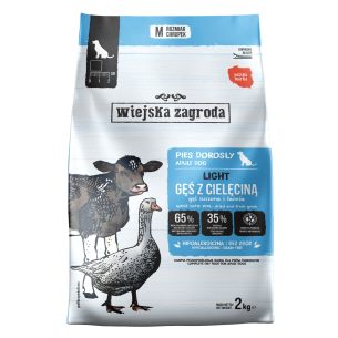 Karma sucha dla psa Wiejska Zagroda Light Gęsina z cielęciną (dorosły) 2kg