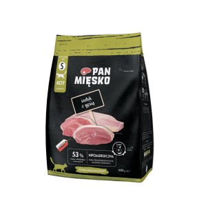 Karma sucha dla kota Pan Mięsko Indyk z gęsią S 400g