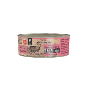 Karma mokra dla kota Wiejska Zagroda Jagnięcina z krylem 85 g
