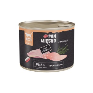 Karma mokra dla kota Pan Mięsko Indyk z królikiem 200g (dorosły)