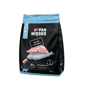 Karma sucha dla kota Pan Mięsko Kurczak z pstrągiem S 400g