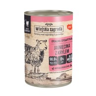 Karma mokra dla kota Wiejska Zagroda Jagnięcina z Krylem 400 g