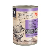 Karma mokra dla kota Wiejska Zagroda Kurczak z Kaczką 400 g