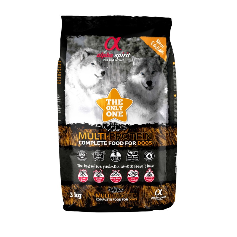 Karma sucha dla psa Alpha Spirit Multiprotein 3 kg