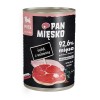 Karma mokra dla psa Pan Mięsko Indyk z wołowiną 400 g (szczeniak)