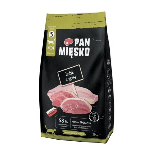 Karma sucha dla kota Pan Mięsko Indyk z gęsią S 1,6kg