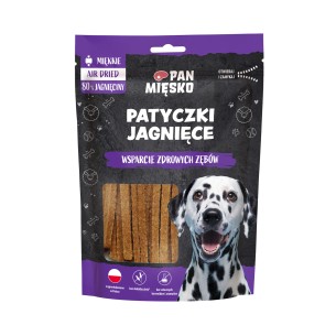 Przysmak dla psa Pan Mięsko Patyczki Jagnięce 80g (dorosły)