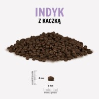 Karma sucha dla psa Paka Zwierzaka indyk z kaczką S 3 kg