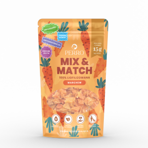 Przysmak liofilizowany Perro MIX & MATCH Marchew 15g