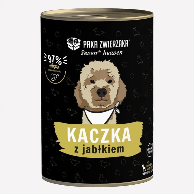 Karma mokra dla psa Paka Zwierzaka Seven’th Heaven kaczka z jabłkiem 400 g