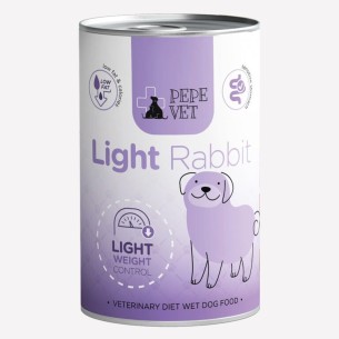 Karma mokra dla psa Pepe Vet Light Rabbit (królik) 400g