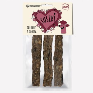 Gryzak dla psa Paka Zwierzaka SUSZKI Paluchy z dorsza 60g
