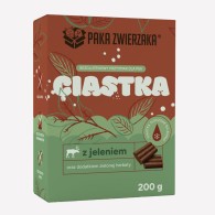 Ciastka dla psa Paka Zwierzaka  Jeleń z zieloną herbatą 200g