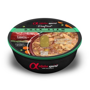 Karma mokra dla psa Alpha Spirit Real Food Duck Stew kaczka (dorosły) 280g