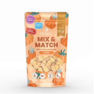 Przysmak liofilizowany Perro MIX & MATCH Dynia 15g