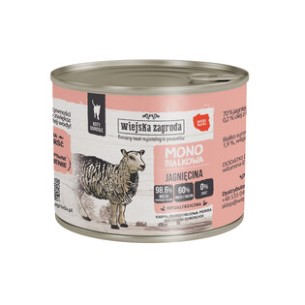 Karma mokra dla kota Wiejska Zagroda Monoproteinowa Jagnięcina200 g