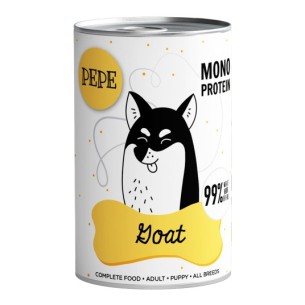 Karma mokra dla psa Pepe - 99% koza 400 g