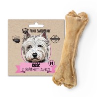 Gryzak dla psa Paka Zwierzaka - kość z dodatkiem żwacza M- 12 cm 55 g