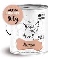 Karma mokra dla psa Pepe - 99% konina 800 g