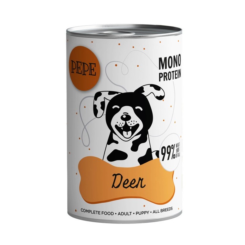 Karma mokra dla psa Pepe Deer (jeleń) 400g