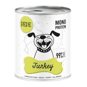 Karma mokra dla psa Pepe Turkey (indyk) 800g XL