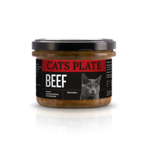 Karma mokra dla kota Cats Plate Beef Wołowina 180 g