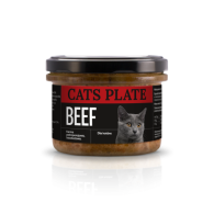 Cats Plate Beef 180g