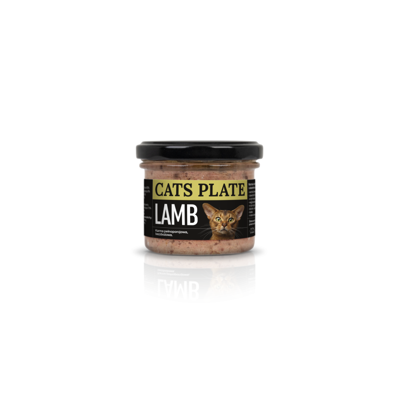 Cats Plate Lamb 100g