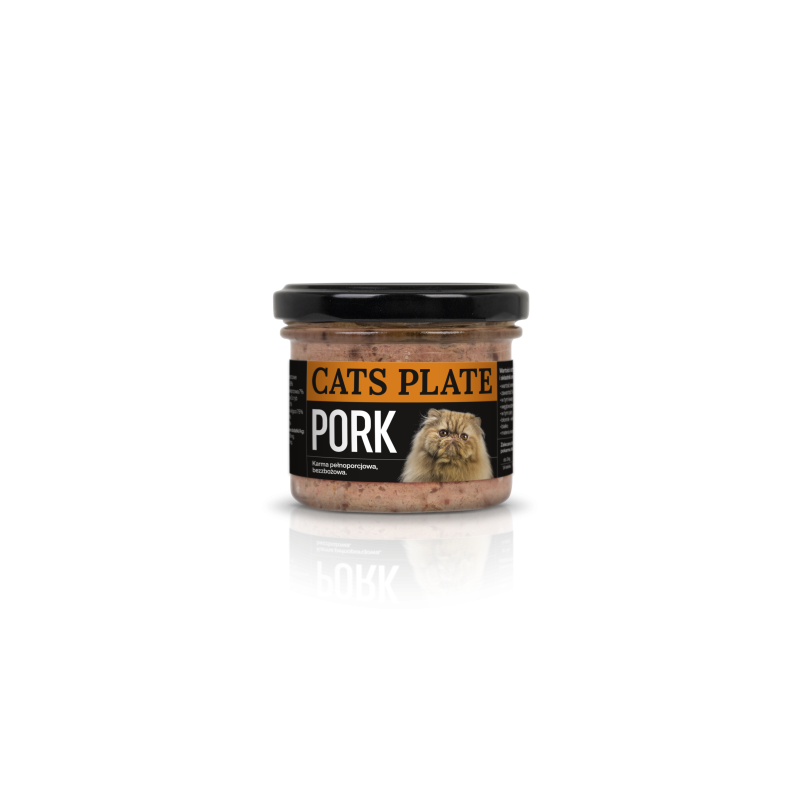 Cats Plate Pork 100g