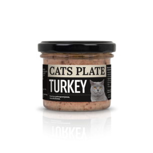 Karma mokra dla kota Cats Plate Turkey Indyk 100 g